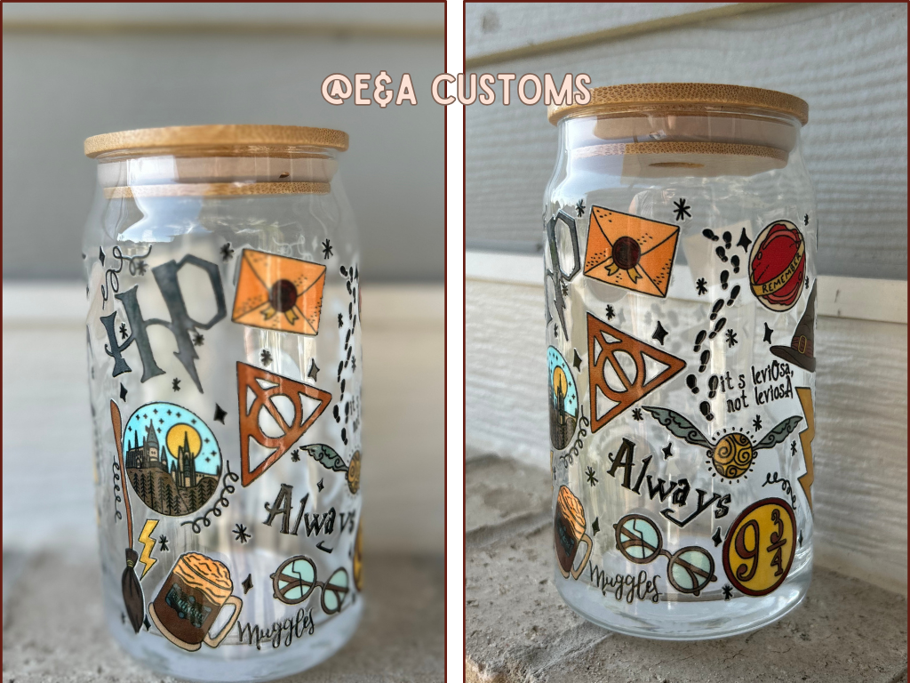 Harry Potter Glass Can Cup