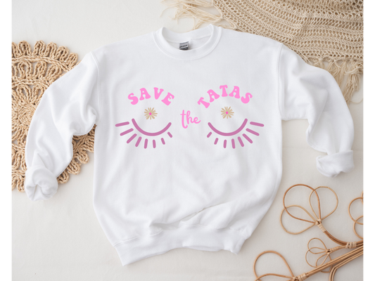 Save the Tatas Sweatshirt | Pinks